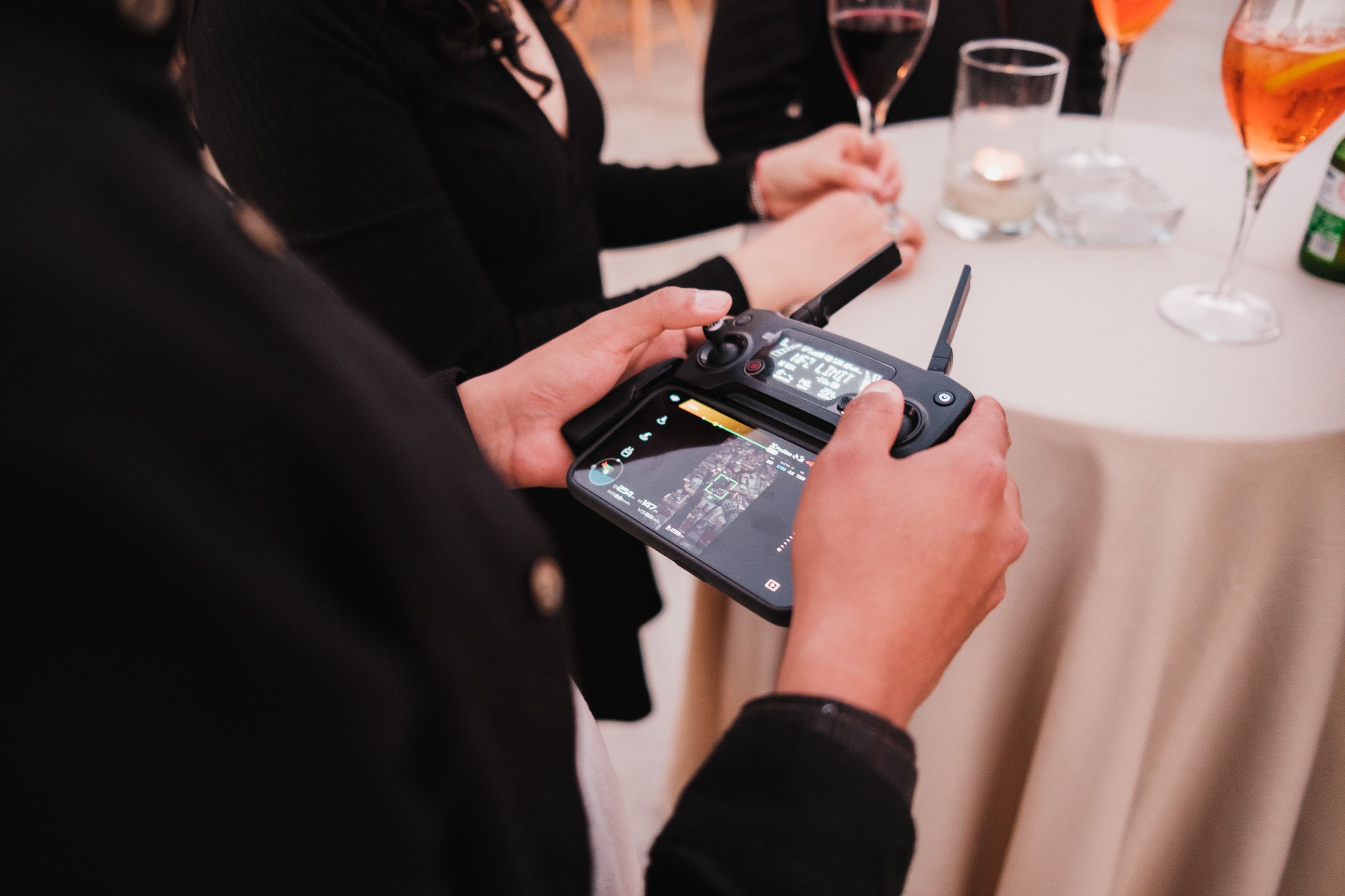 Drone controller console